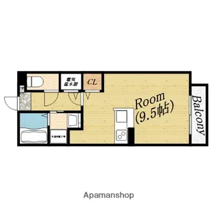 新森グリーンハイツ【2階】の間取り