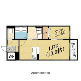 新森グリーンハイツ【2階】の間取り