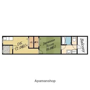 大阪府大阪市旭区太子橋1丁目【一戸建】の間取り