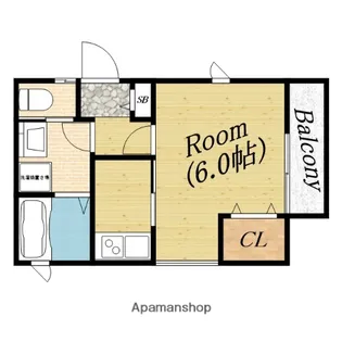 エスポワールK【2階】の間取り