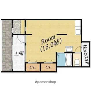 大阪府大阪市旭区清水3丁目【一戸建】の間取り