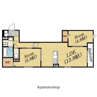 クラシスト高殿【3階】の間取り
