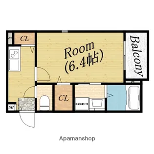 グランディールソレイユ【2階】の間取り