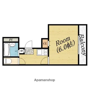 クローバーマンション【3階】の間取り