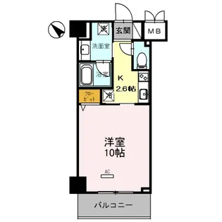 MONTE RSIO【5階】の間取り
