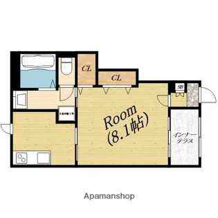 旭区森小路2丁目アパート工事【1階】の間取り