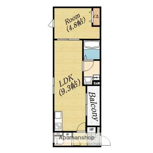 リブレメゾン高殿Ⅰ【2階】の間取り