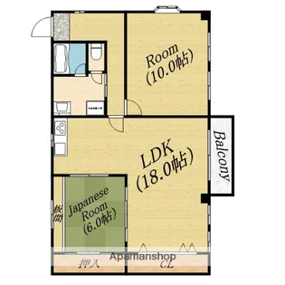 サンハウス【3階】の間取り