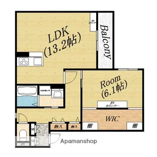 スペチアーレ城北公園【3階】の間取り