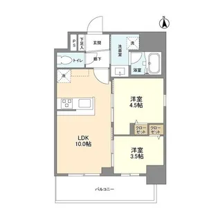 リヴェント難波ウエスト【0306号室】の間取り