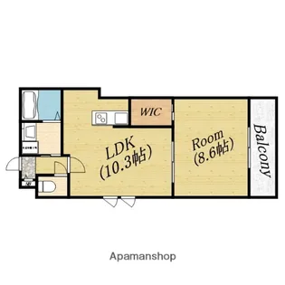 SOCIABLE新森【3階】の間取り