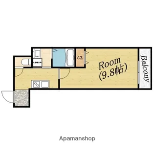 フジパレス新森【1階】の間取り