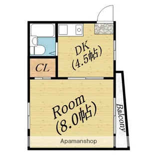 ラ・ビスタ新森【4階】の間取り