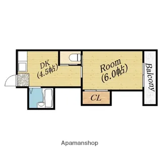 マンション華【1階】の間取り