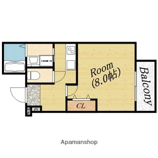 フジパレス千林Ⅴ番館【1階】の間取り