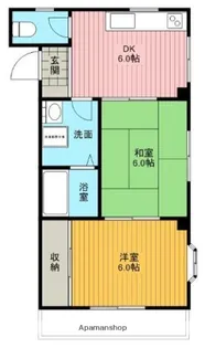 コーポサンサン【2階】の間取り