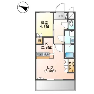 アマービレ【203号室】の間取り