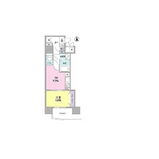 KMレジデンス堺東駅前【0604号室】の間取り