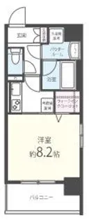 LE・CIEL天王寺【505号室】の間取り