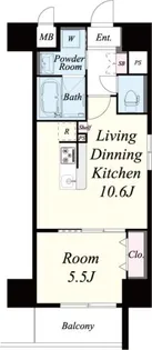 FUTURE宿院【0601号室】の間取り