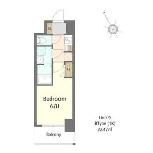 S-RESIDENCE堺浜寺broad【3階】の間取り