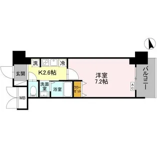 アービングNEO岸里【0704号室】の間取り