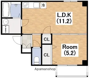 SERIE阪南町【303号室】の間取り