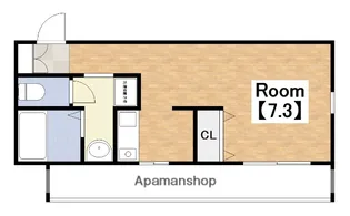 プライムタワー阿倍野40【3階】の間取り