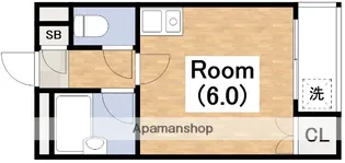 グランコーポ我孫子【415号室】の間取り