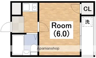 プラザアビコ【305号室】の間取り