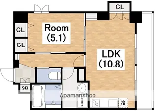 Mon maisonⅠ【6階】の間取り