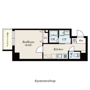 RAINBOW COURT阿倍野(レインボーコートアベノ)【5階】の間取り