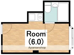 フォーリーブスイン西田辺【512号室】の間取り