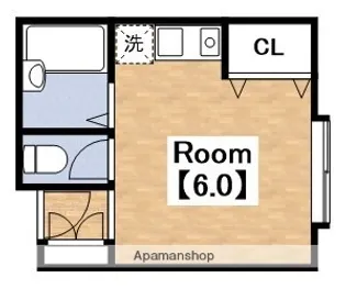 シャンブル昭和町【301号室】の間取り