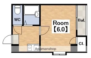 グローハイツ松崎町【2階】の間取り