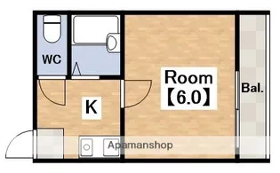 グローハイツ松崎町【8階】の間取り