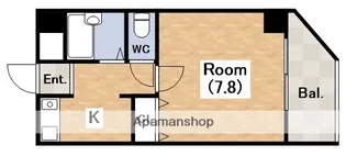 パレロイヤルビル【6階】の間取り
