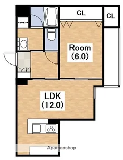 大阪府大阪市阿倍野区阪南町3丁目【マンション】の間取り
