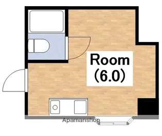 大阪府大阪市阿倍野区文の里1丁目【マンション】の間取り