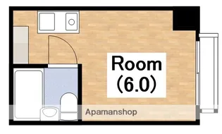 大阪府大阪市阿倍野区文の里1丁目【マンション】の間取り