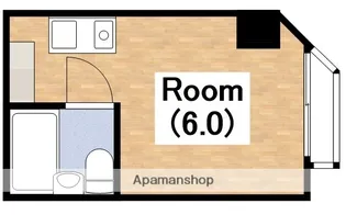 大阪府大阪市阿倍野区文の里1丁目【マンション】の間取り