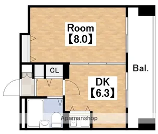 レバンガ長居公園AP【12階】の間取り