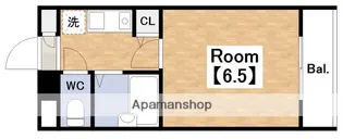 大阪府大阪市阿倍野区天王寺町南2丁目【マンション】の間取り
