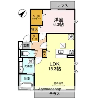 大阪府大阪市阿倍野区阪南町2丁目【アパート】の間取り
