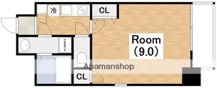 プレミエール西田辺【6階】の間取り