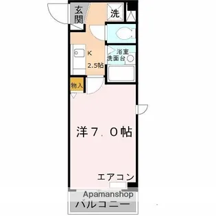 大阪府大阪市阿倍野区松崎町2丁目【マンション】の間取り