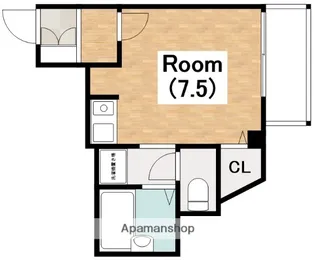 ラシーヌ山坂【4階】の間取り