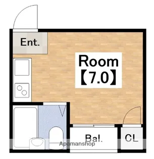 シャトル阪南【103号室】の間取り