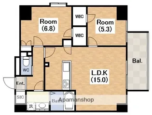 LEGALAND ABENOSANMEICHO【5階】の間取り