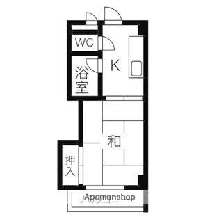 大阪府大阪市住吉区苅田10丁目【マンション】の間取り